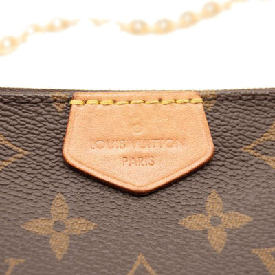 USED Louis Vuitton Monogram Multi Pochette Accessories Rose Clair