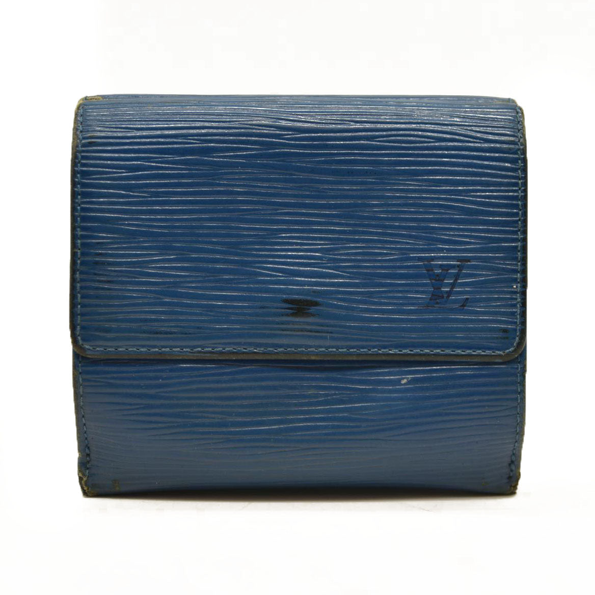 Louis Vuitton  Epi Elise Wallet Blue SP0966