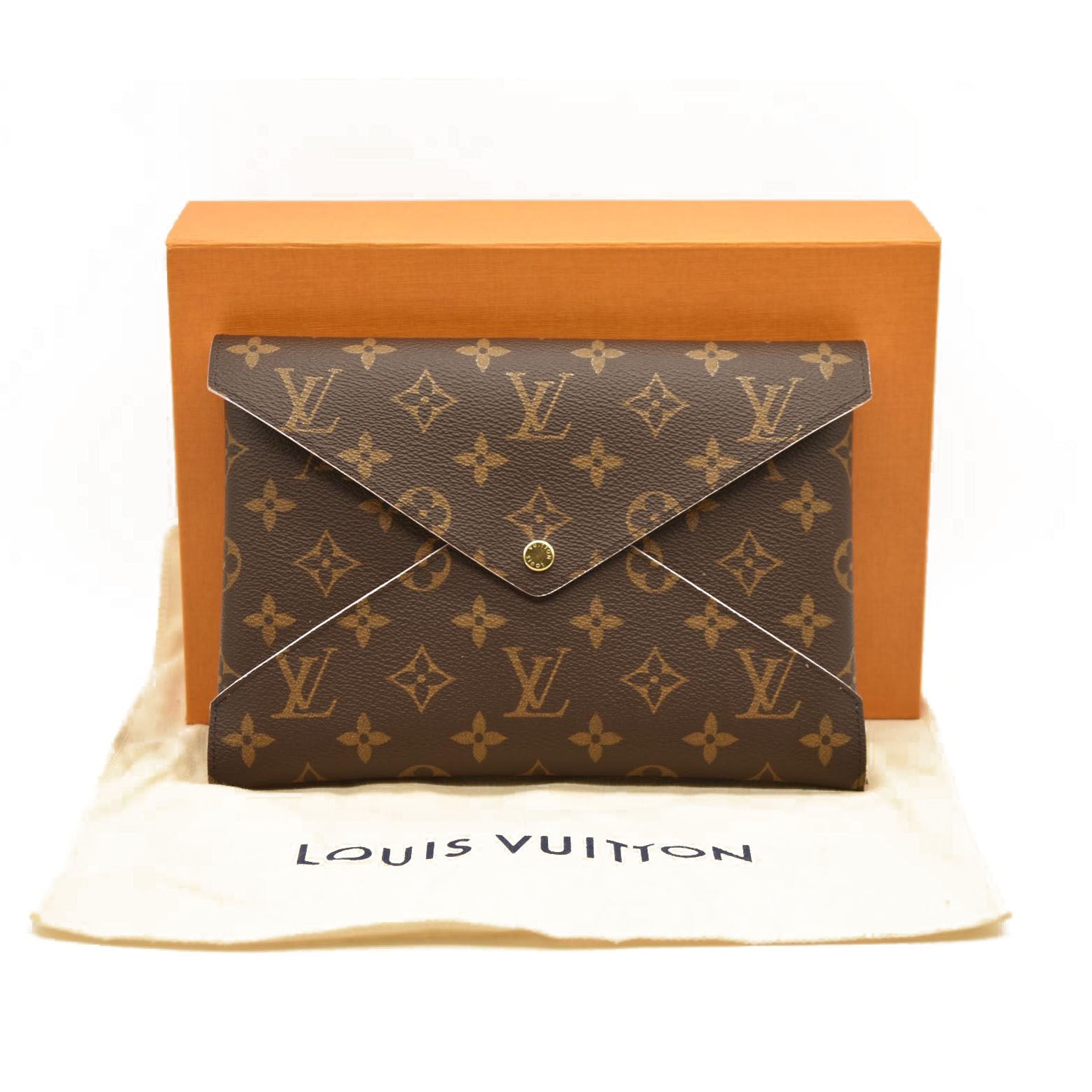 LOUIS VUITTON Monogram Large Kirigami Pochette Insert Rose Ballerine