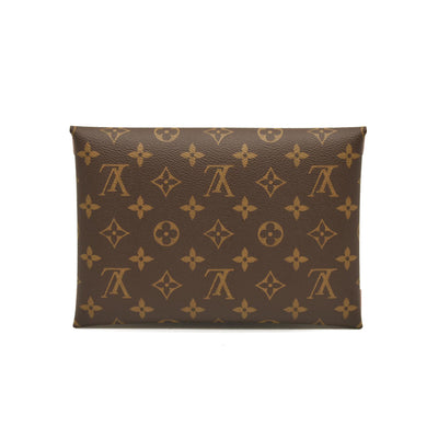 LOUIS VUITTON Monogram Large Kirigami Pochette Insert Rose Ballerine