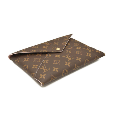 LOUIS VUITTON Monogram Large Kirigami Pochette Insert Rose Ballerine