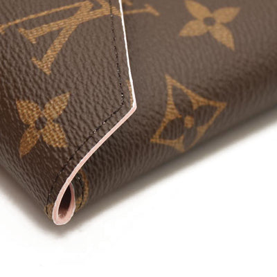 LOUIS VUITTON Monogram Large Kirigami Pochette Insert Rose Ballerine