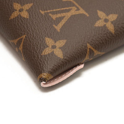 LOUIS VUITTON Monogram Large Kirigami Pochette Insert Rose Ballerine