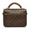 LOUIS VUITTON  Monogram Braided Pochette Metis Safran DU4109