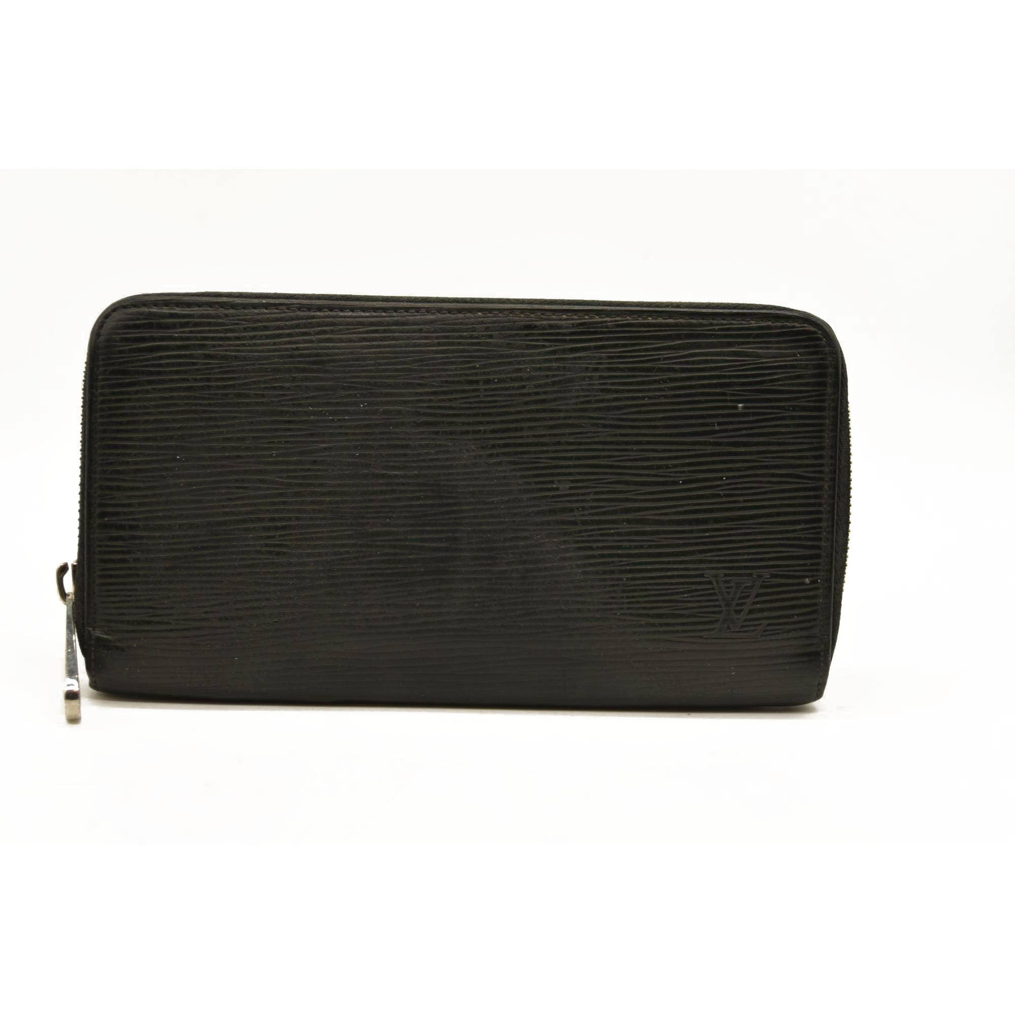 LOUIS VUITTON Epi Leather Zippy Wallet Black CA3114