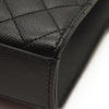 Saint Laurent  Grain De Poudre Textured Mixed Matelasse Triquilt Medium Monogram Satchel Black