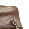 GUCCI Monogram Jumbo GG Textured Dollar Calfskin Super Mini Dionysus Shoulder Bag Camel Ebony New Acero