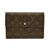 Louis Vuitton  Monogram Porte Tresor Etui Papiers Wallet 8910AN