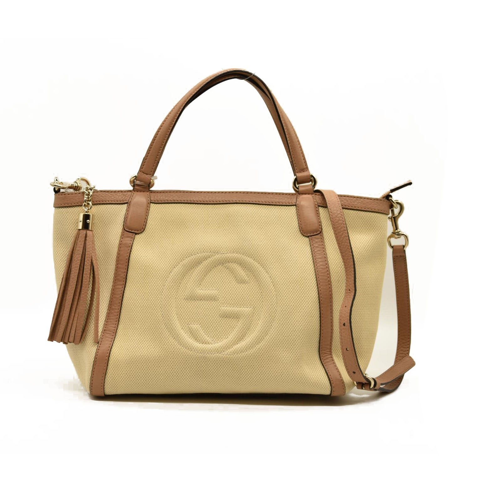 GUCCI  Soho Convertible Top Hnalde bag Canvas