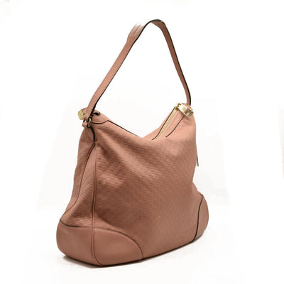 Gucci  Guccissima Large Bree Hobo Soft Pink