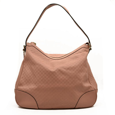 Gucci  Guccissima Large Bree Hobo Soft Pink