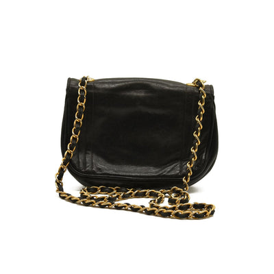 CHANEL Vintage CC Stitch Flap Bag Mini