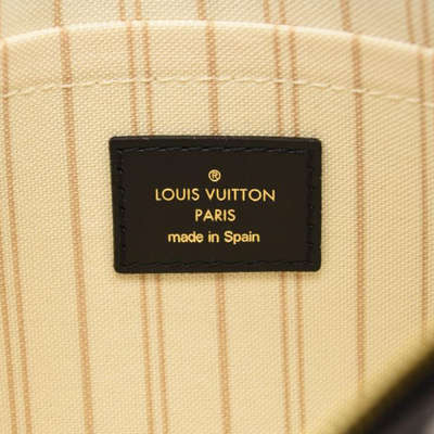 USED LOUIS VUITTON Monogram Giant Jungle Neverfull MM GM Pochette Black