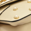 Gucci  Nappa Pearl Studded Mini Queen Margaret Broadway Shoulder Bag Mystic White