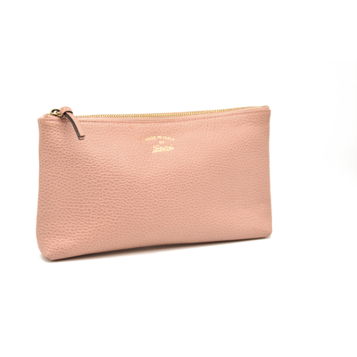 Gucci  Calfskin Clutch Pink Dollar Pouch