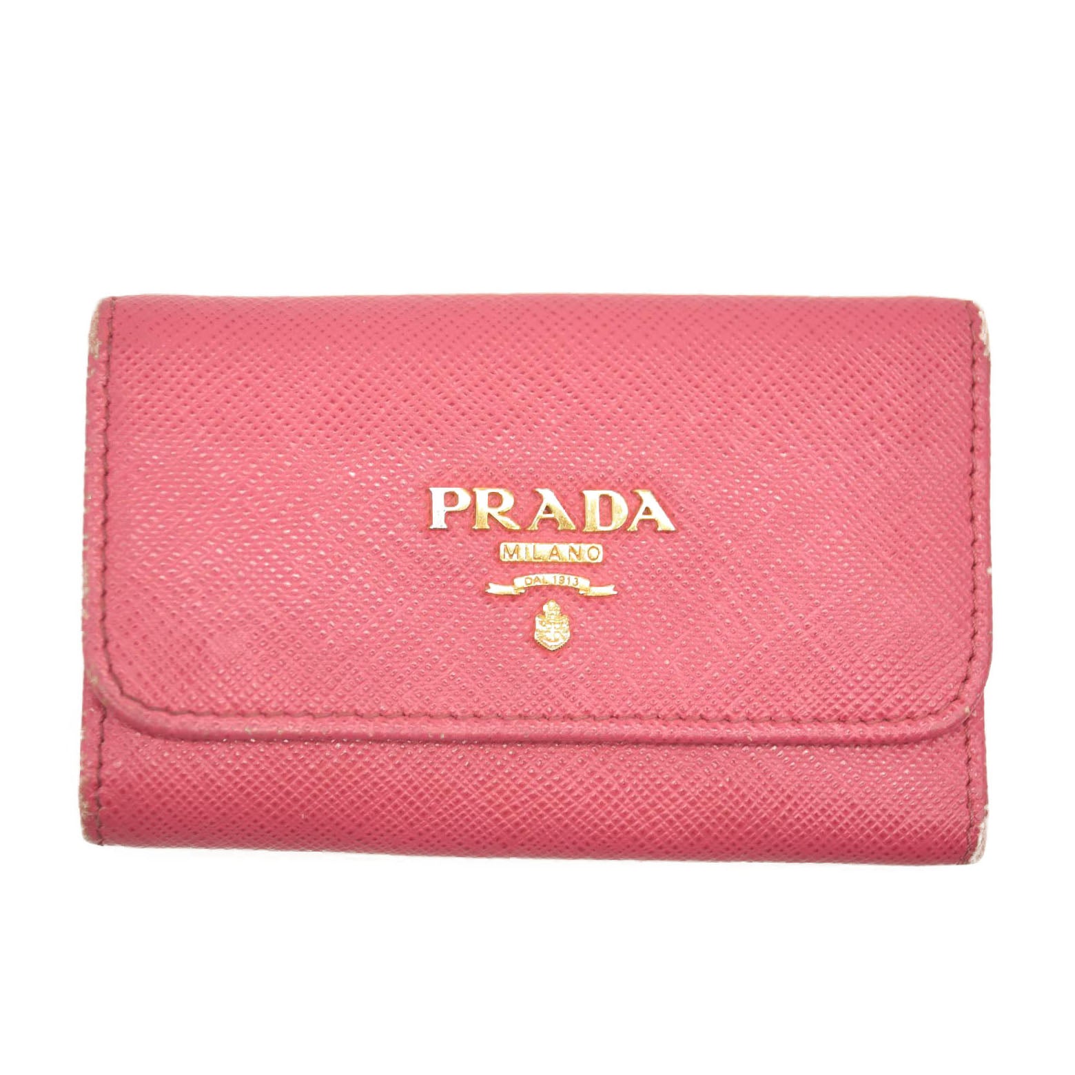 Prada 6 outlet key holder