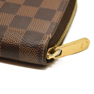 Louis Vuitton  Damier Ebene Zippy Wallet Rose Ballerine  LM3179