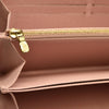 Louis Vuitton  Damier Ebene Zippy Wallet Rose Ballerine  LM3179