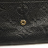 LOUIS VUITTON  Empreinte Sarah Wallet NM Black CA2115