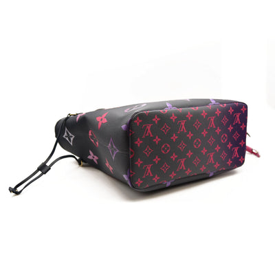 LOUIS VUITTON  Monogram Giant Spring In The City Neverfull MM Midnight Fuchsia