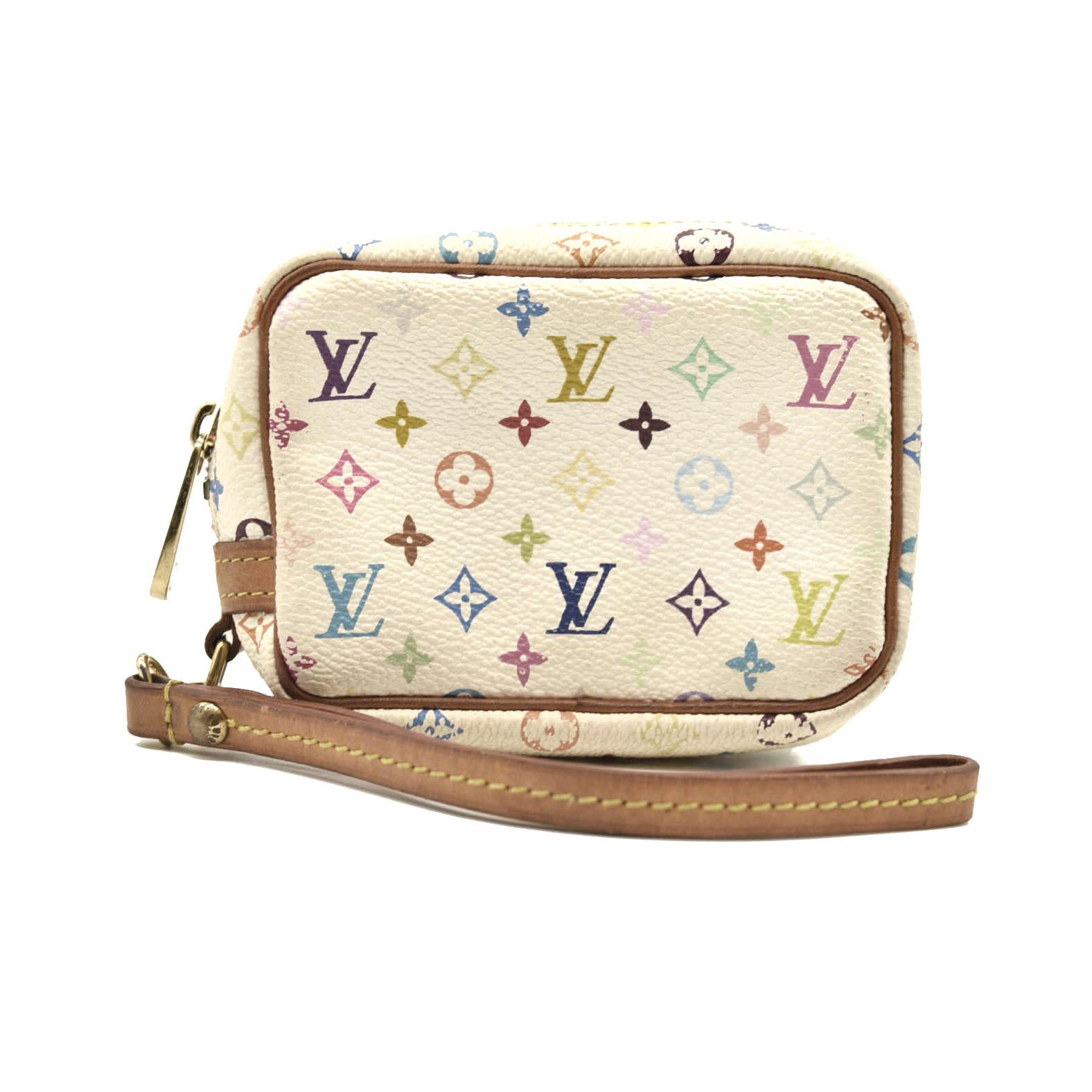 Louis Vuitton  Monogram Murakami Trousse Wapity White FL0065