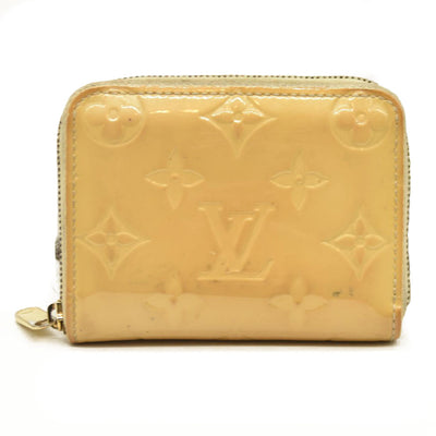 Louis Vuitton Monogram Vernis Zippy Zip Around Wallet Coin Purse TS2142