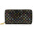 Louis Vuitton  Monogram Murakami Zippy Wallet Black Violet CA1162