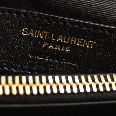 SAINT LAURENT Loulou Medium YSL Shearling Shoulder Bag