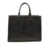 LOUIS VUITTON Empreinte Monogram Giant Onthego MM Black