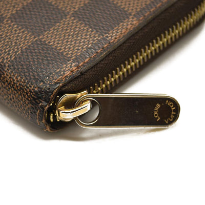 Louis Vuitton  Damier Ebene Zippy Wallet CA1017