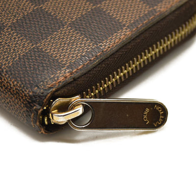 Louis Vuitton  Damier Ebene Zippy Wallet CA1017