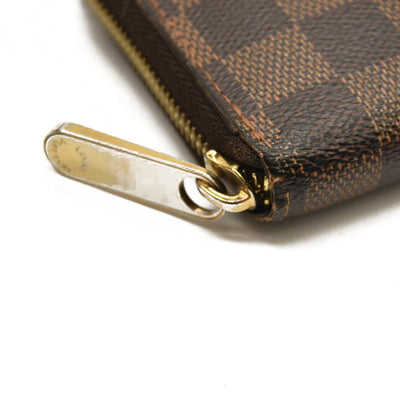 Louis Vuitton  Damier Ebene Zippy Wallet CA1017