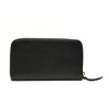 PRADA Saffiano Zip Around Wallet Black