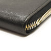 PRADA Saffiano Zip Around Wallet Black