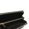 PRADA Saffiano Zip Around Wallet Black