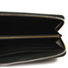 PRADA Saffiano Zip Around Wallet Black