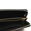 PRADA Saffiano Zip Around Wallet Black