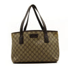 GUCCI GG Supreme Monogram Small Joy Tote Dark Brown