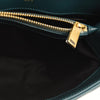 SAINT LAURENT Calfskin Y Quilted Monogram Small Loulou Chain Satchel Turquoise