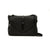 Saint Laurent  Sheepskin Matelasse Chevron Monogram Monochrome Medium College Bag Black