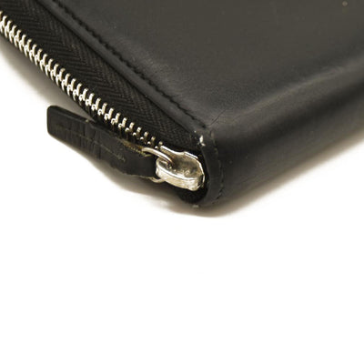 Gucci  Dollar Calfskin GG Zip Around Wallet Black