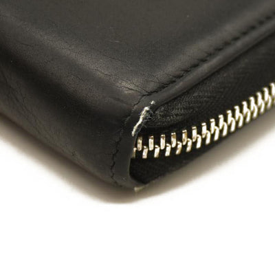 Gucci  Dollar Calfskin GG Zip Around Wallet Black