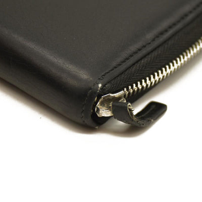 Gucci  Dollar Calfskin GG Zip Around Wallet Black