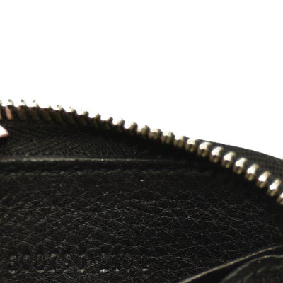 Gucci  Dollar Calfskin GG Zip Around Wallet Black