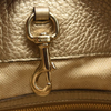 $1990 Gucci Metallic Pebbled Calfskin Medium Soho Chain Shoulder Bag Golden Beige