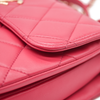 CHANEL Lambskin Quilted Small Trendy CC Flap Dual Handle Bag Pink