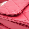 CHANEL Lambskin Quilted Small Trendy CC Flap Dual Handle Bag Pink