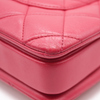 CHANEL Lambskin Quilted Small Trendy CC Flap Dual Handle Bag Pink