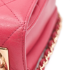 CHANEL Lambskin Quilted Small Trendy CC Flap Dual Handle Bag Pink
