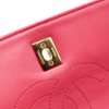 CHANEL Lambskin Quilted Small Trendy CC Flap Dual Handle Bag Pink